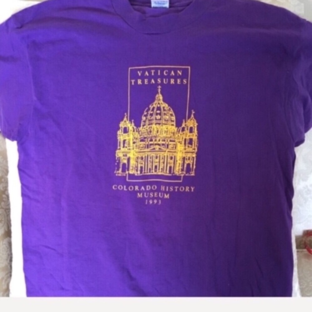 NEW vintage Vatican Treasures T-shirt (1993)